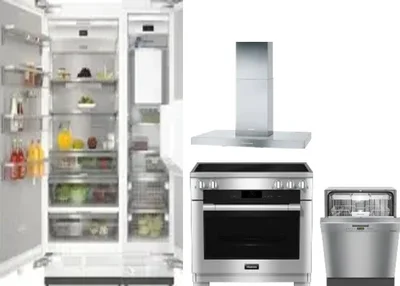5 Piece Package Includes Refrigerator, Freezer, Range, Hood And Dishwasher