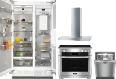 5 Piece Package Includes Refrigerator, Freezer, Range, Hood And Dishwasher