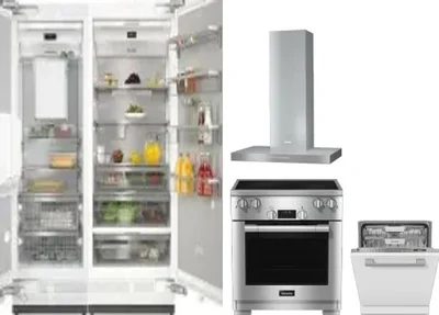 5 Piece Package Includes Refrigerator, Freezer, Range, Hood And Dishwasher