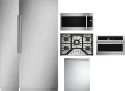 6 Piece Package Includes Refrigerator, Freezer, Cooktop, Wall Oven, Microwave And Dishwasher