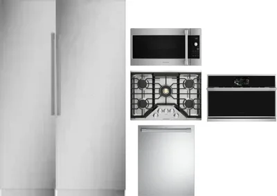 6 Piece Package Includes Refrigerator, Freezer, Cooktop, Wall Oven, Microwave And Dishwasher