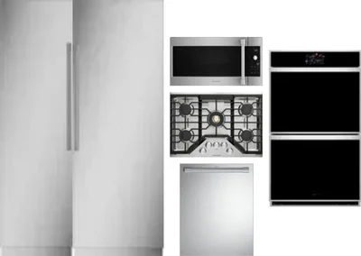 6 Piece Package Includes Refrigerator, Freezer, Cooktop, Wall Oven, Microwave And Dishwasher