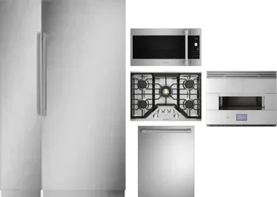 6 Piece Package Includes Refrigerator, Freezer, Cooktop, Wall Oven, Microwave And Dishwasher