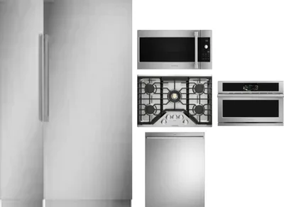 6 Piece Package Includes Refrigerator, Freezer, Cooktop, Wall Oven, Microwave And Dishwasher