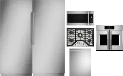6 Piece Package Includes Refrigerator, Freezer, Cooktop, Wall Oven, Microwave And Dishwasher