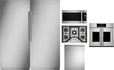 6 Piece Package Includes Refrigerator, Freezer, Cooktop, Wall Oven, Microwave And Dishwasher
