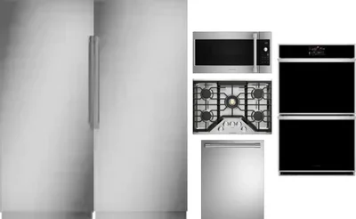 6 Piece Package Includes Refrigerator, Freezer, Cooktop, Wall Oven, Microwave And Dishwasher