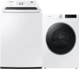 Side by Side Washer & Dryer Set