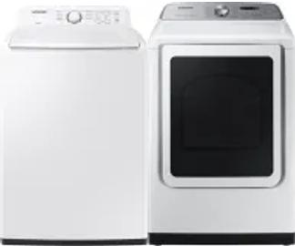 Side by Side Washer & Dryer Set