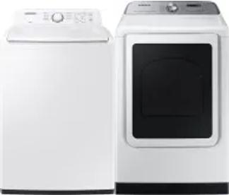 Side by Side Washer & Dryer Set
