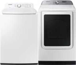 Side by Side Washer & Dryer Set