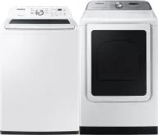 Side by Side Washer & Dryer Set