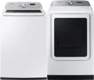 Side by Side Washer & Dryer Set