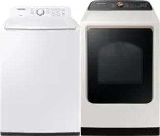 Side by Side Washer & Dryer Set
