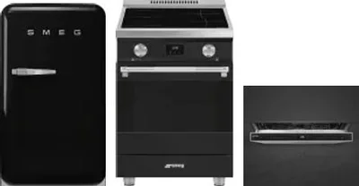 3 Piece Package Includes Refrigerator, Range And Dishwasher