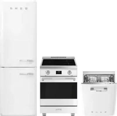3 Piece Package Includes Refrigerator, Range And Dishwasher