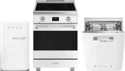 3 Piece Package Includes Refrigerator, Range And Dishwasher