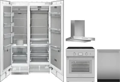 5 Piece Package Includes Refrigerator, Freezer, Range, Hood And Dishwasher