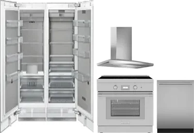5 Piece Package Includes Refrigerator, Freezer, Range, Hood And Dishwasher