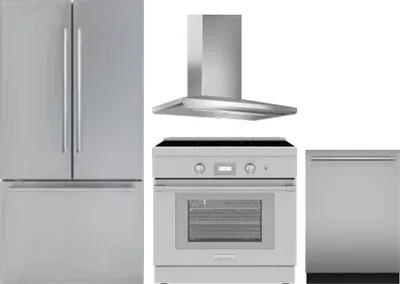 4 Piece Package Includes Refrigerator, Range, Hood And Dishwasher