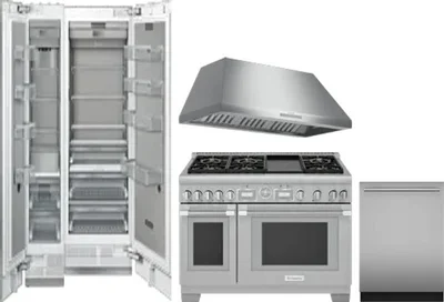 5 Piece Package Includes Refrigerator, Freezer, Range, Hood And Dishwasher