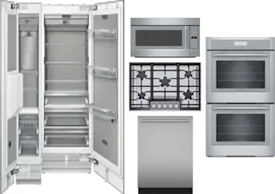 6 Piece Package Includes Refrigerator, Freezer, Cooktop, Wall Oven, Microwave And Dishwasher