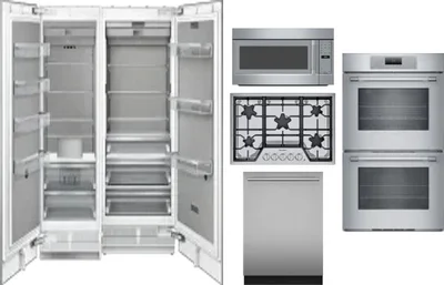 6 Piece Package Includes Refrigerator, Freezer, Cooktop, Wall Oven, Microwave And Dishwasher