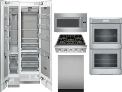 6 Piece Package Includes Refrigerator, Freezer, Cooktop, Wall Oven, Microwave And Dishwasher