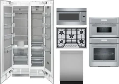 6 Piece Package Includes Refrigerator, Freezer, Cooktop, Wall Oven, Microwave And Dishwasher