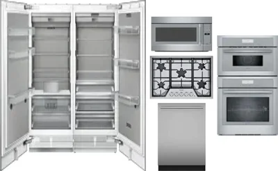 6 Piece Package Includes Refrigerator, Freezer, Cooktop, Wall Oven, Microwave And Dishwasher