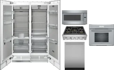 6 Piece Package Includes Refrigerator, Freezer, Cooktop, Wall Oven, Microwave And Dishwasher