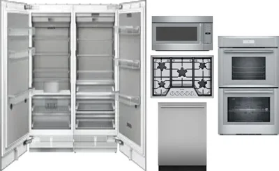 6 Piece Package Includes Refrigerator, Freezer, Cooktop, Wall Oven, Microwave And Dishwasher