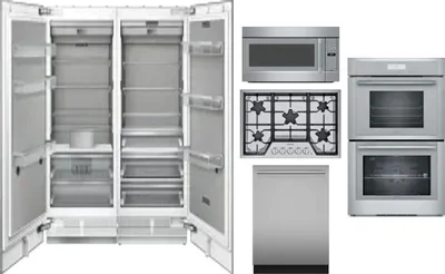 6 Piece Package Includes Refrigerator, Freezer, Cooktop, Wall Oven, Microwave And Dishwasher
