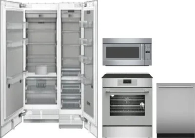 5 Piece Package Includes Refrigerator, Freezer, Range, Microwave And Dishwasher