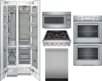 6 Piece Package Includes Refrigerator, Freezer, Cooktop, Wall Oven, Microwave And Dishwasher