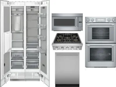 6 Piece Package Includes Refrigerator, Freezer, Cooktop, Wall Oven, Microwave And Dishwasher