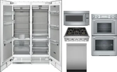 6 Piece Package Includes Refrigerator, Freezer, Cooktop, Wall Oven, Microwave And Dishwasher