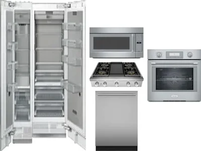 6 Piece Package Includes Refrigerator, Freezer, Cooktop, Wall Oven, Microwave And Dishwasher
