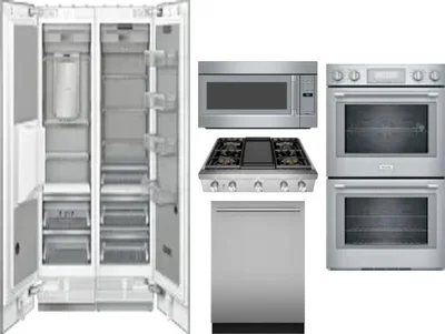 6 Piece Package Includes Refrigerator, Freezer, Cooktop, Wall Oven, Microwave And Dishwasher