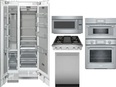 6 Piece Package Includes Refrigerator, Freezer, Cooktop, Wall Oven, Microwave And Dishwasher