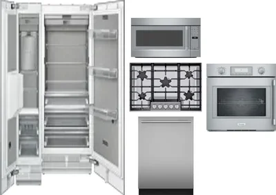 6 Piece Package Includes Refrigerator, Freezer, Cooktop, Wall Oven, Microwave And Dishwasher
