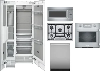6 Piece Package Includes Refrigerator, Freezer, Cooktop, Wall Oven, Microwave And Dishwasher