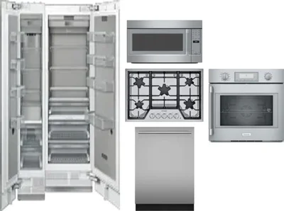 6 Piece Package Includes Refrigerator, Freezer, Cooktop, Wall Oven, Microwave And Dishwasher
