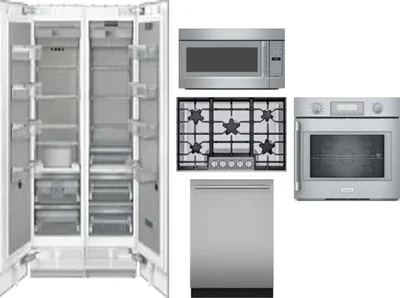 6 Piece Package Includes Refrigerator, Freezer, Cooktop, Wall Oven, Microwave And Dishwasher