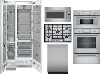 6 Piece Package Includes Refrigerator, Freezer, Cooktop, Wall Oven, Microwave And Dishwasher
