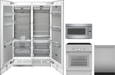 5 Piece Package Includes Refrigerator, Freezer, Range, Microwave And Dishwasher