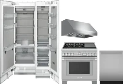 5 Piece Package Includes Refrigerator, Freezer, Range, Hood And Dishwasher