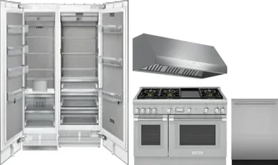 5 Piece Package Includes Refrigerator, Freezer, Range, Hood And Dishwasher