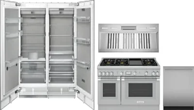 5 Piece Package Includes Refrigerator, Freezer, Range, Hood And Dishwasher