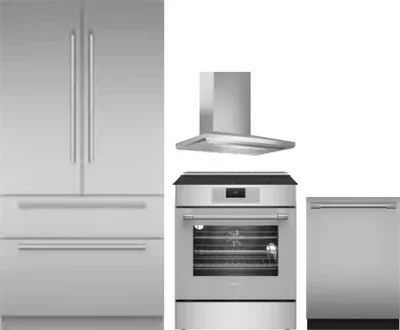 4 Piece Package Includes Refrigerator, Range, Hood And Dishwasher